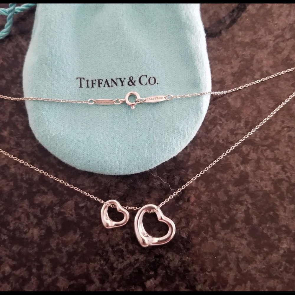 ❌TRADE❌ Tiffany Open Heart Necklace